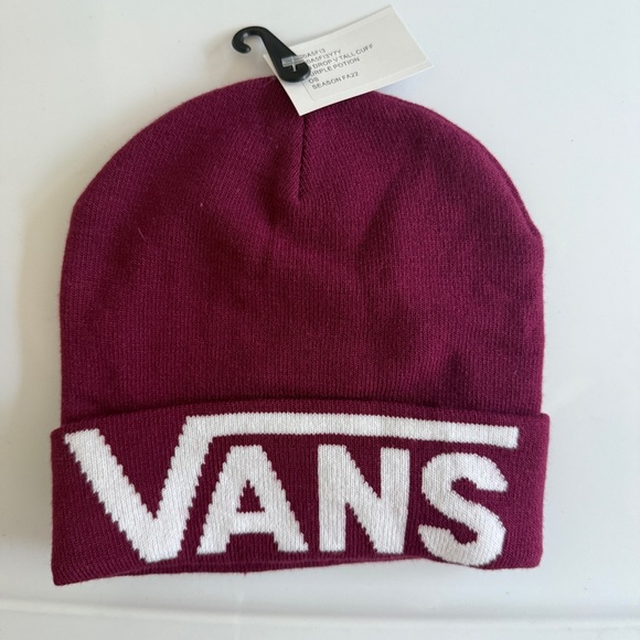 Vans Other - Vans Skate Maroon Beanie NWT